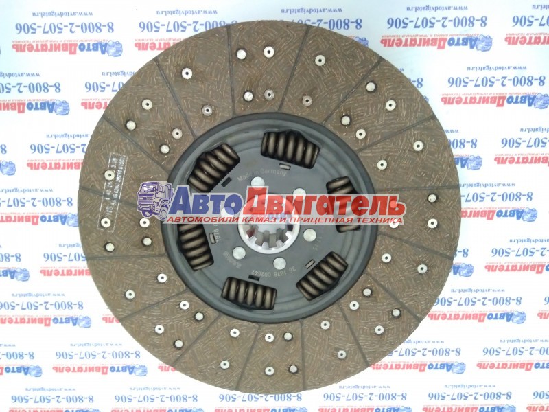 Диск сцепления ведомый 1878002642 3970506 MFZ350 КамАЗ VOLKSWAGEN SACHS